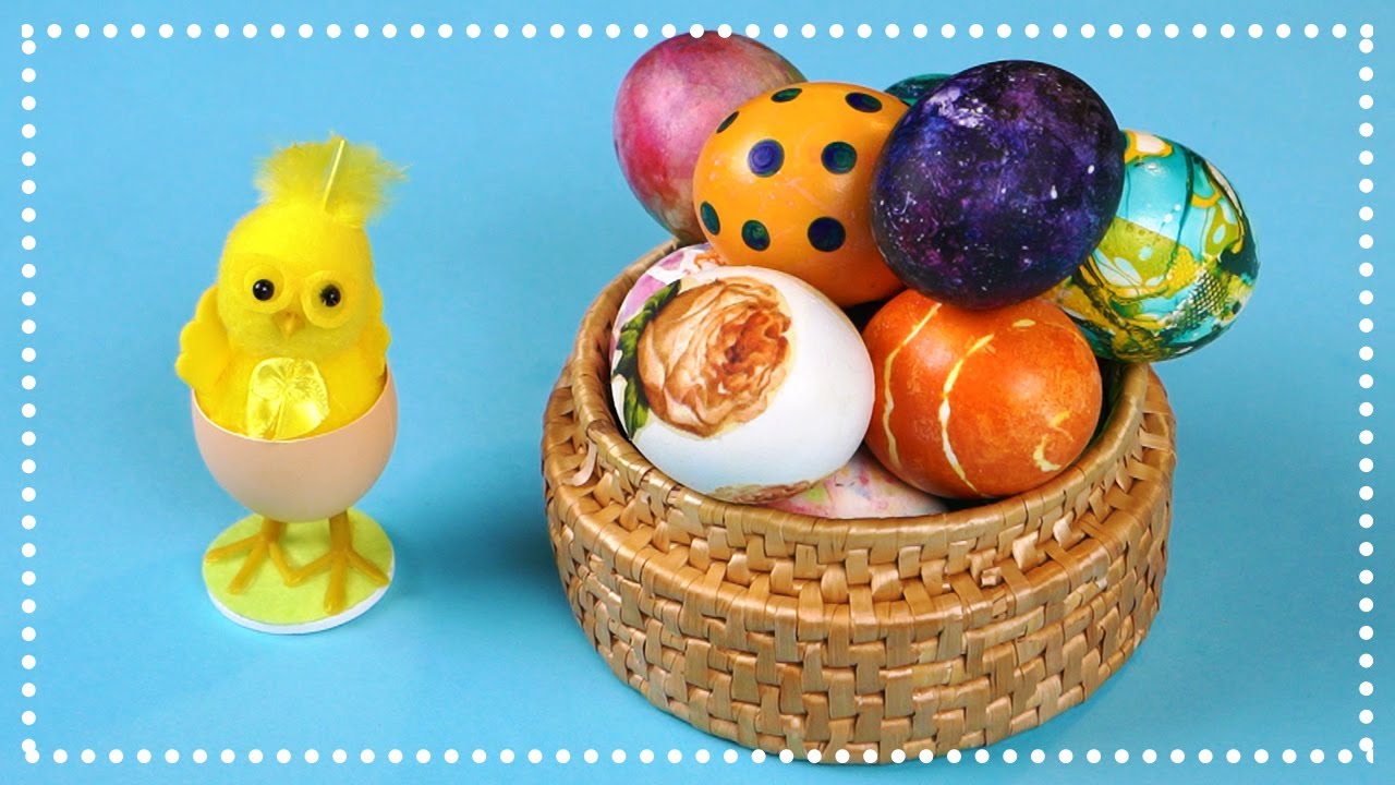 Easter Egg Coloring Techniques | DIY Home Hacks