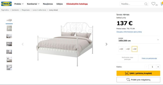Ikea pirkimas - ZinauKaip.lt