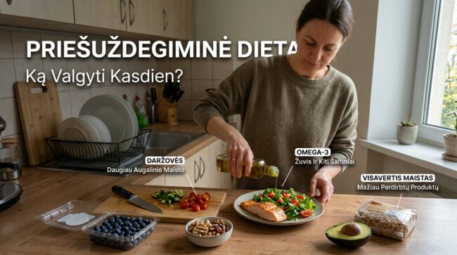 Priešuždegiminė mityba