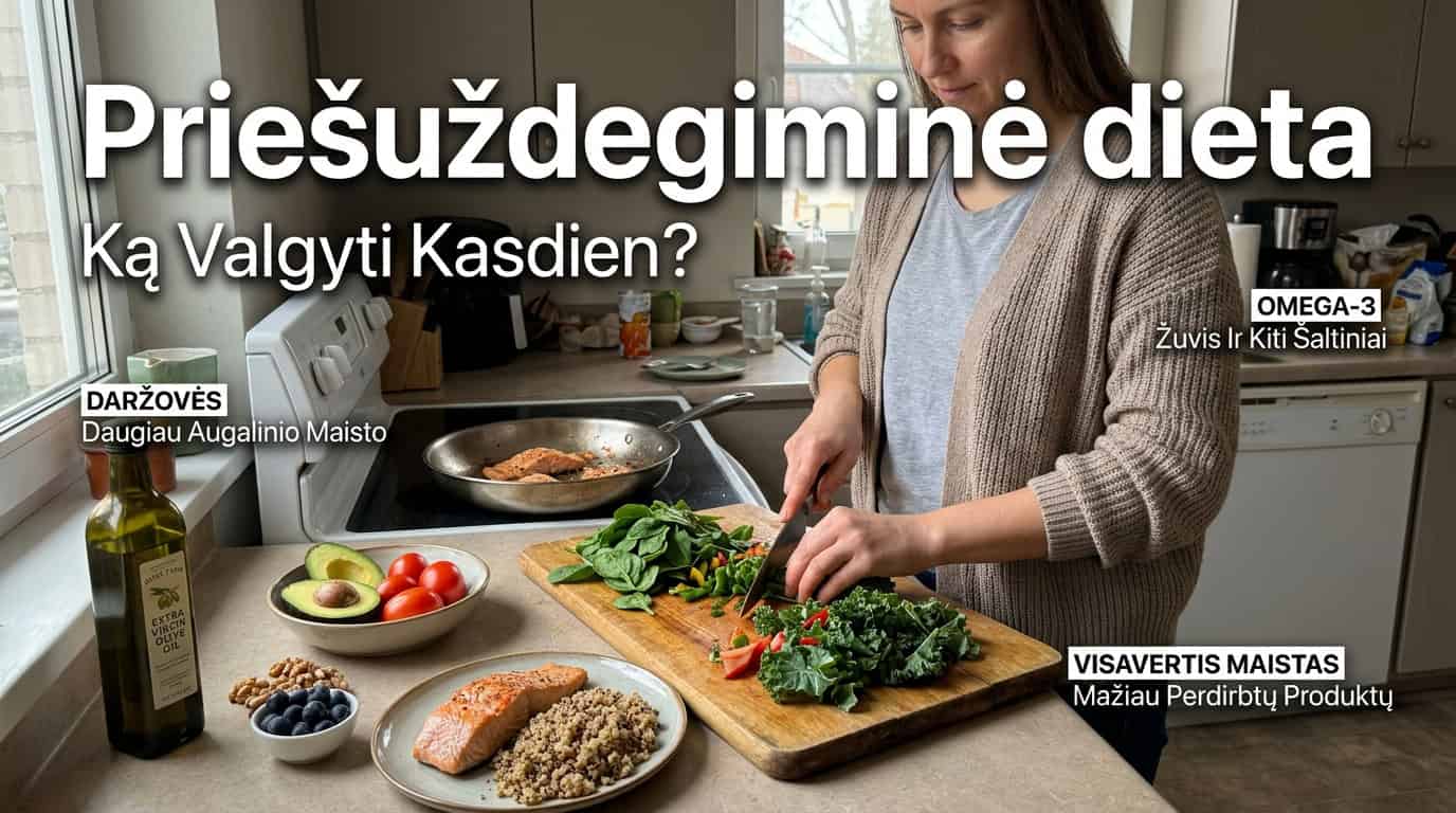 Priešuždegiminė dieta – kas tai ir kaip pradėti