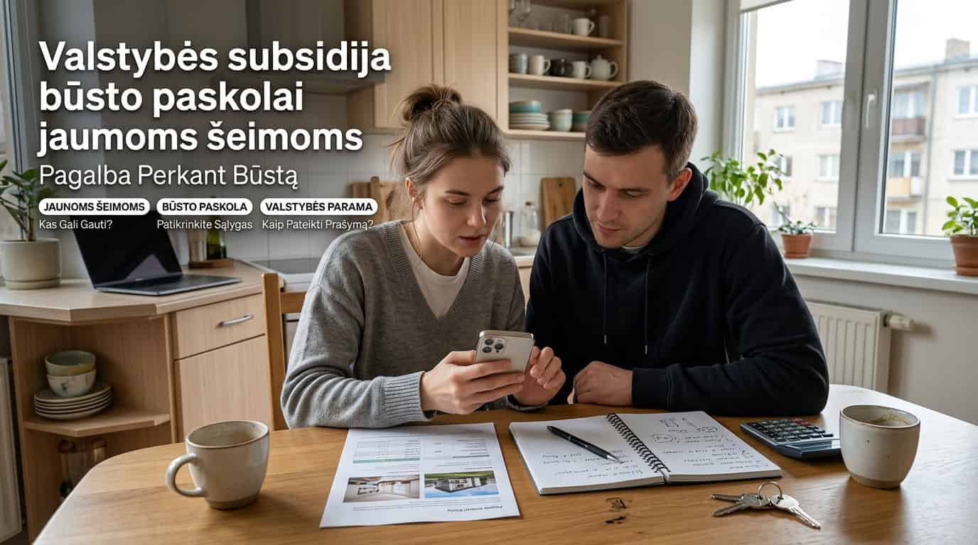 Valstybės subsidija būsto paskolai jaunoms šeimoms