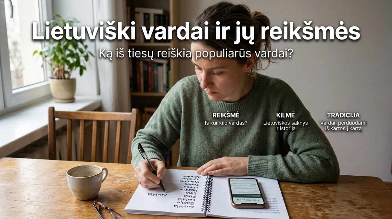 Lietuviški vardai ir jų reikšmės: kaip išsirinkti tinkamą vardą vaikui