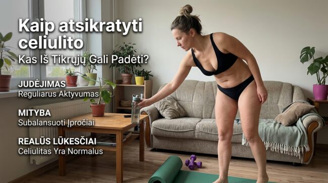 atsikratyti celiulito