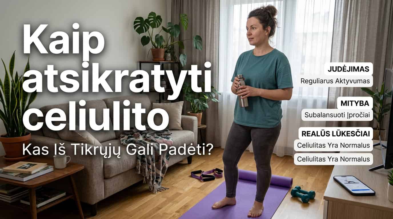 Kaip atsikratyti celiulito: 7 veiksmingi būdai